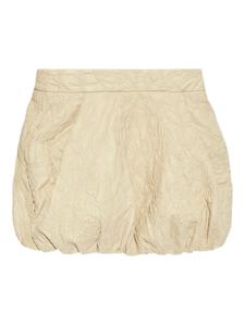 Юбка из вышитой кожи MUNTHE, нейтральный