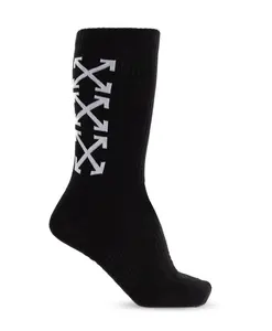 Носки с логотипом Off White, черный