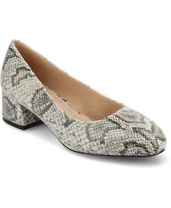 Женские туфли-лодочки Saarii на квадратном каблуке с круглым носком Journee Collection, зеленый