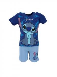 Lilo & Stitch Дышащая пижама с коротким рукавом «Лило и Стич Шортама» темно-синего цвета
