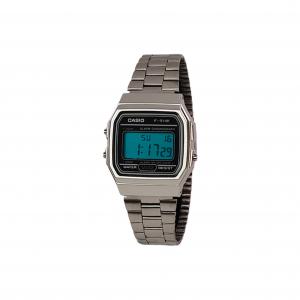 CASIO Часы Retrofit Series Quartz Movement Stainless Steel Strap Watch Men's Watch Black Dial