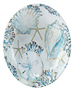 Сервировочная миска с ракушками Playa Certified International, multicolor