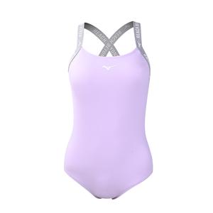Купальник слитный One piece Mizuno, фиолетовый