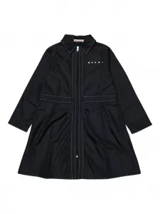 Пальто на молнии Marni Kids, черный