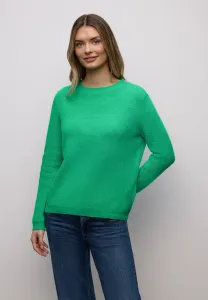 Пуловер с джемпером с пуговицами Street One, Grün