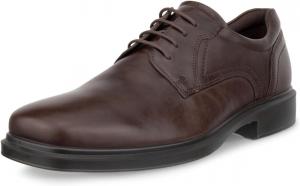 Мужские туфли ECCO Helsinki 2.0 с простым носком и шнуровкой, мокко