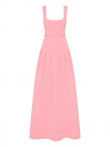 Плиссированное платье amaro Rebecca Vallance, розовый