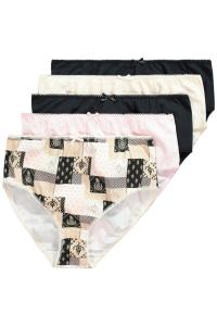 Трусики Ulla Popken, розовый/черный