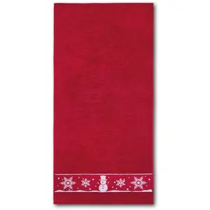 Полотенце Снеговик, сделано в Германии Dyckhoff, Granat