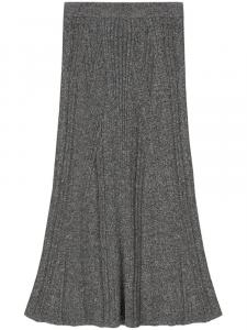 AERON юбка миди Mossy, серый