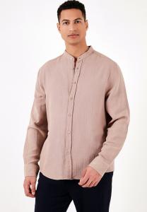 Рубашка Regular Fit Buratti, светло-коричневая