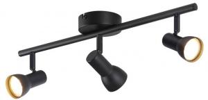 Потолочный светильник Nettlife Lagasse, черный - металл - 8 x 43 x 43 см