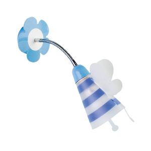 Настенный светильник Näve Fly, металл/пластик - синий - 1 пламя