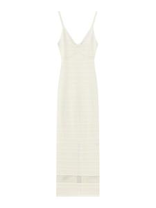 Вязаное платье Bershka, White