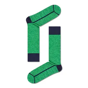 Носки Happy Dressed Minimal Compact Green and Navy Blue long, зеленый
