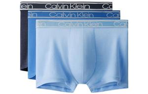 Мужские боксеры Calvin Klein, 3 шт (Черный+Синий+Небесно-голубой)