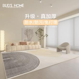 Budis Ковер 80х160 см для гостиной/спальни waterproof, в скандинавском стиле, с утолщенным плюшем, customizable