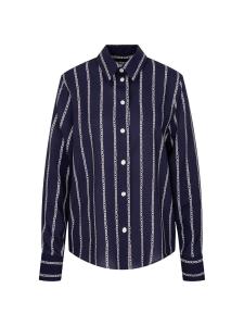 Блуза SEIDENSTICKER Schwarze Rose, темно-синий