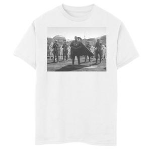 Футболка с изображением портрета Моффа Гидеона для мальчиков 8–20 лет «Звездные войны: Мандалорец» Star Wars, белый