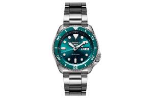 SEIKO Часы 5 Sports SRPD61K1, Coral Green Watch Dial
