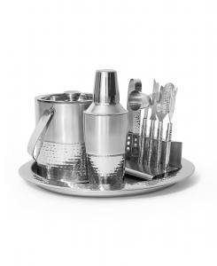 Набор барных инструментов из нержавеющей стали, 9 предметов Godinger, Silver