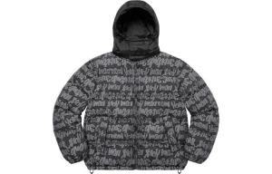 Куртка Supreme Fat Tip Jacquard, черный