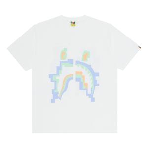 Футболка BAPE Digital Shark, Белая