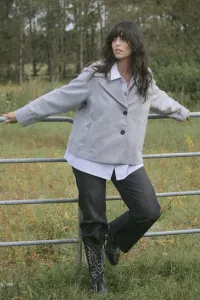 Летняя куртка Kaffe Curve, Light Grey Melange