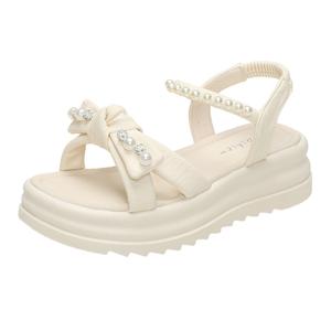 TONYBEAR Женские пляжные сандалии желто-бежевые, цвет Beige