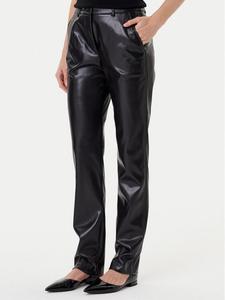 Брюки из искусственной кожи slim fit Teodora 2523786011 Marella, чёрный