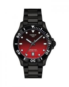 Часы Seastar 1000, 40 мм Tissot, черный