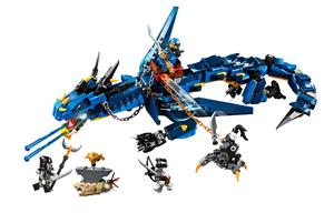 Конструктор Phantom Ninja Collection Thunder And Lightning Storm Shenron, 493 детали, 70652 LEGO
