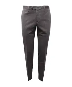 Узкие эластичные брюки Pt01, серый