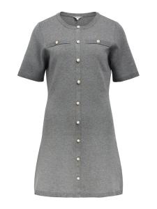 Вязаное платье OBJECT, Mottled Grey