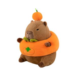 CHONGRONGLIANYU Плюшевая игрушка креативная персиковая капибара плюшевая кукла высота 25см/35см