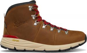 Водонепроницаемые туристические ботинки Danner Mountain 600 для мужчин - легкий, прочный верх, дышащая подкладка, стелька с тройной плотностью и подошва Vibram с отличным сцеплением, красный