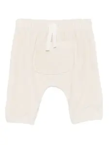 Брюки с карманами в рубчик LARANJINHA, нейтральный