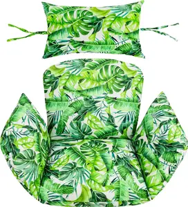 Подушка для садового кресла Domarex, водонепроницаемая, размера XXL, для подвесных кресел и качелей - мягкая и удобная - цвет Jungle Green domarex