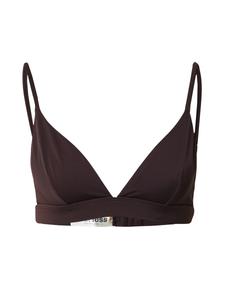 Треугольный топ бикини A LOT LESS Jara, темно-коричневый