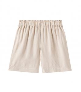 Льняные бермуды Il Gufo, бежевый