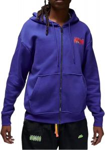 Мужская куртка с капюшоном Jordan Flight MVP с застежкой-молнией Nike, Purple (Light Concord/Light Concord/Black)