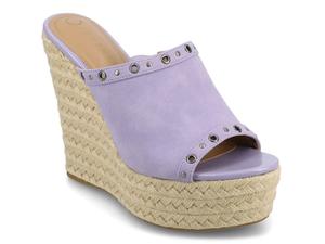 Сандалии Journee Yari Wedge Sandal, фиолетовый