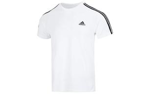 Футболка Adidas Essentials Single Jersey 3-Stripes, белый