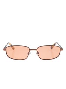 Солнцезащитные очки в прямоугольной оправе Jacquemus, коричневый