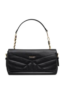 Стеганая сумка на плечо Twinset, черный