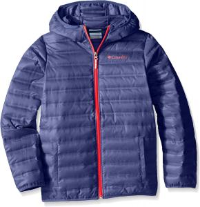 Columbia Flash Forward Hooded Down Jacket, Bluebell/Hot Coral