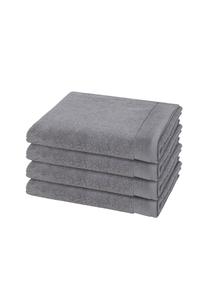 Набор полотенец MöVe Premium, 4 штуки, 100x50 см, серый