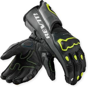 Мотоциклетные перчатки REV'IT! Quantum 3 Race мужские, Grey/Neon Yellow
