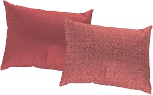 Декоративная подушка Adam "Graphic Ventus", с тонкой структурой, двусторонний чехол без наполнителя, 1 шт 50х50 см, темно-красный