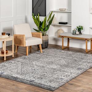 Ковер nuLOOM, 122 x 183 см, Vintage Medallion Doris, Grey